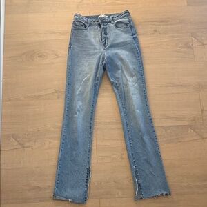 Zara Women's Jeans High Wasted Flare Cut Jeans